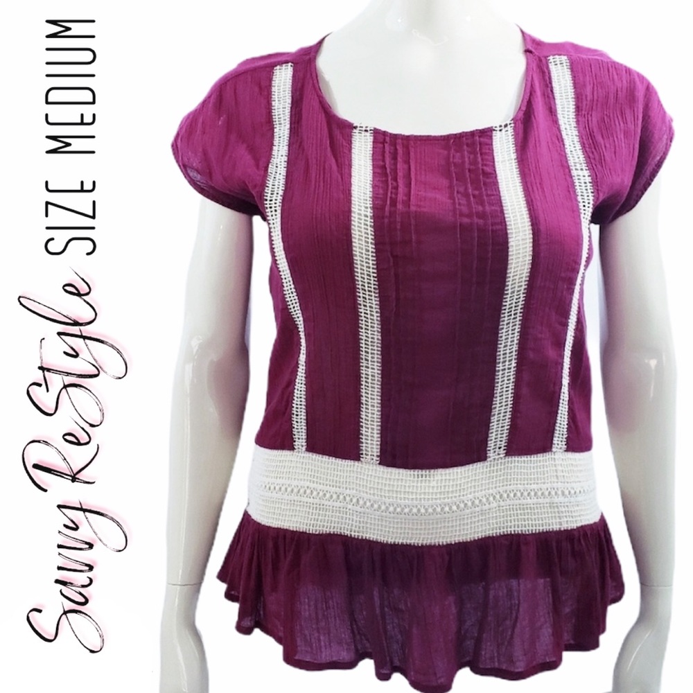 Altar'd State | Crochet Stitch Ruffle Bottom Sz M